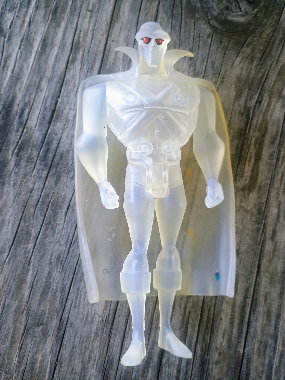 DC JUSTICE LEAGUE UNLIMITED MARTIAN MANHUNTER CLEAR INVISIBLE ACTION FIGURE